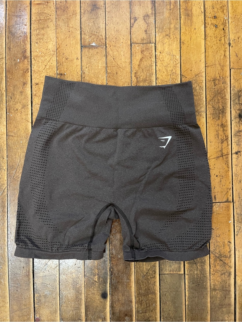brown gymshark vital seamless shorts
